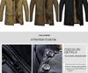 Men's European & American Mid-Length Winter Cotton Jacket - Loose Fit, Cold Protection, Plus Size.