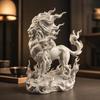 Gothic Wolf Statue Sheep Desktop Ornaments Collectible Gift Animal Figurine  Home