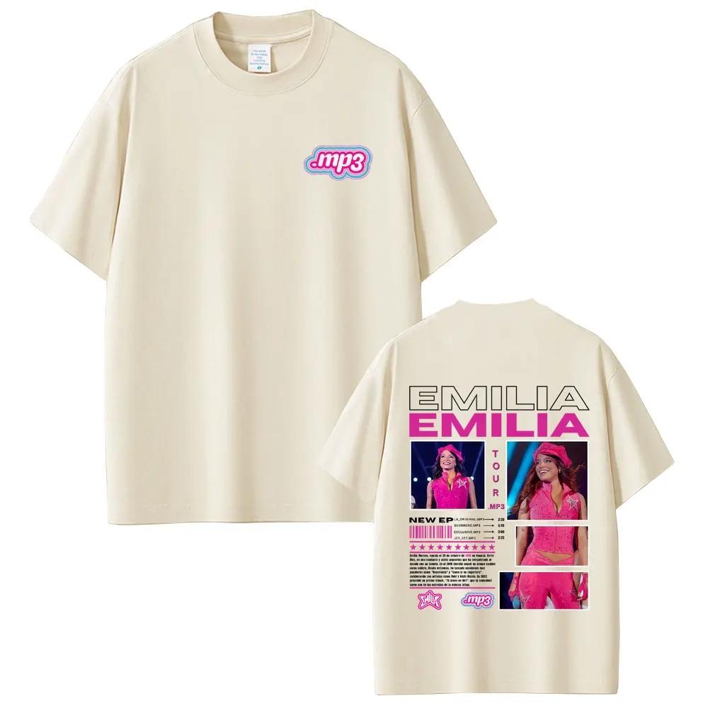 Famous Emilia Mernes Fashion Album Global Tour Mercah Tshirt Men Women Loose Cotton Comfortable Tee Loose Casual Oversized Top