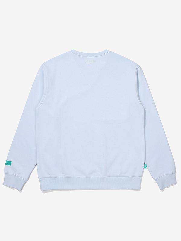BBC EARTH Essentials Big Logo Sweatshirt_Light Blue