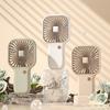 Portable Handheld Fan with Ice Cooling 6 Gear Wind Mini Personal Fans with Detachable Base Lightweight Rechargeable Fan for Office Travel Camping