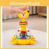 Baby Educational Push Giraffe Jumping Ball With Rolling Beads For Kids Playroom