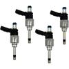 4 Pcs Fuel Injector 35310-2M417 Compatible For Sonata Tucson Sorento Sportage K5 1.6L Turbo 35310 2M417