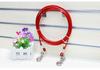 Double-Headed Iron Dog Leash with Steel Wire Rope for Two Dogs