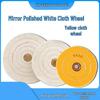 White Wool and Yellow Cloth Polishing Wheels for Wood, Jade, and Jewelry Carving