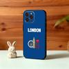 London Whispers Phone Case For iPhone17,16,15,14,13,12,Plus,Pro Max, 5G Others Soft Black Cover