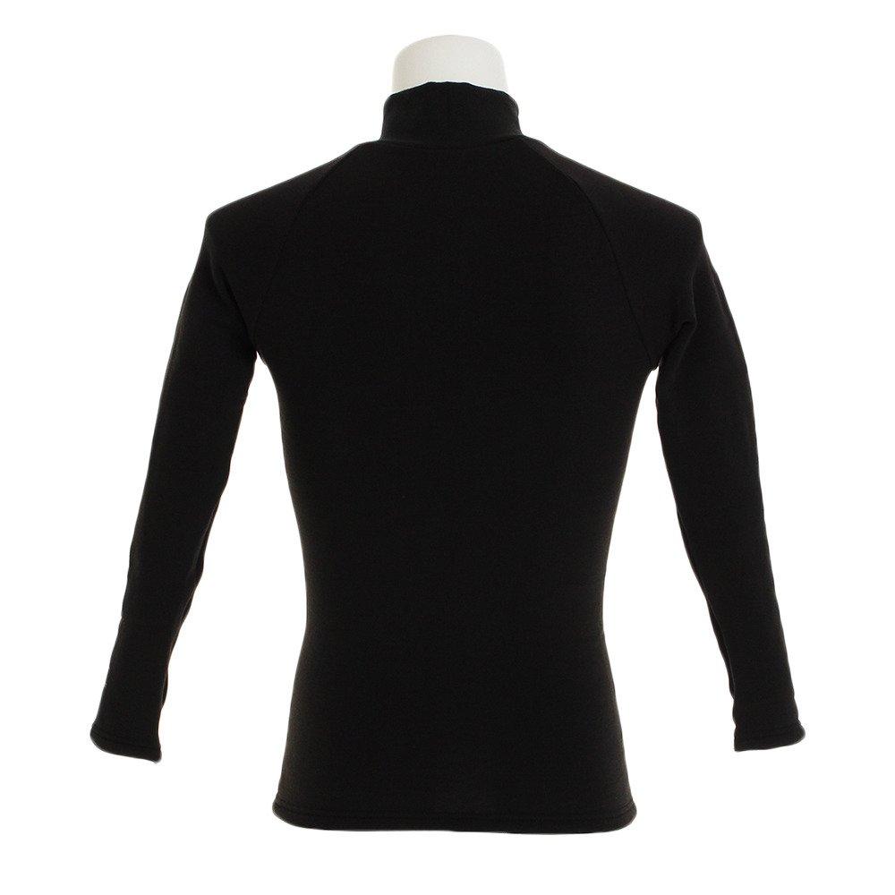 EON SPORTS ZEROFIT HEATRUB Long Sleeve Mock Neck Jacket, Black, Size Small (EZHRUMC-01111)