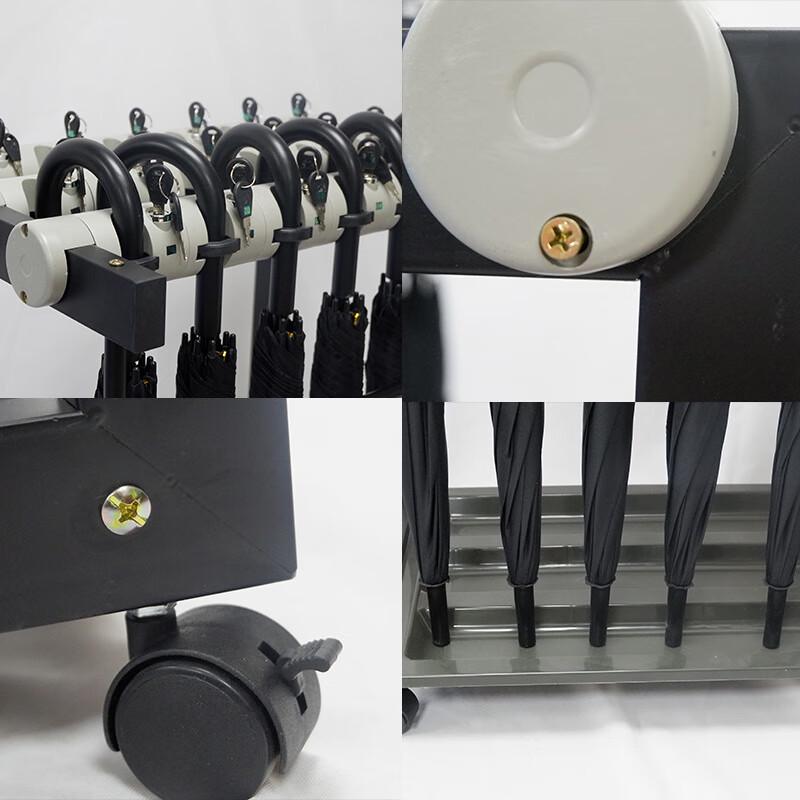 Tri-polar TP7101 Metal Hotel Lobby Umbrella Stand with Lock