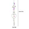 Dreamy Crystal Moon Sun Catcher Pendant: Rainbow Window & Garden Ornament