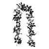 Artificial Rose Leaf Garland Realistic Faux Vine Hanging Decorative Plant for Indoor and Outdoor Halloween Event Decor