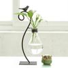 Fashionable Aquatic Vase With Unique Light Bulb For Exquisite Home Decor Container Bracket Set