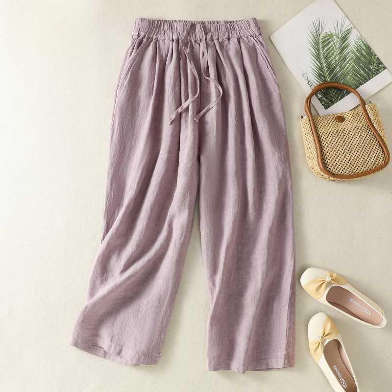 Women's Versatile Cotton Trousers
