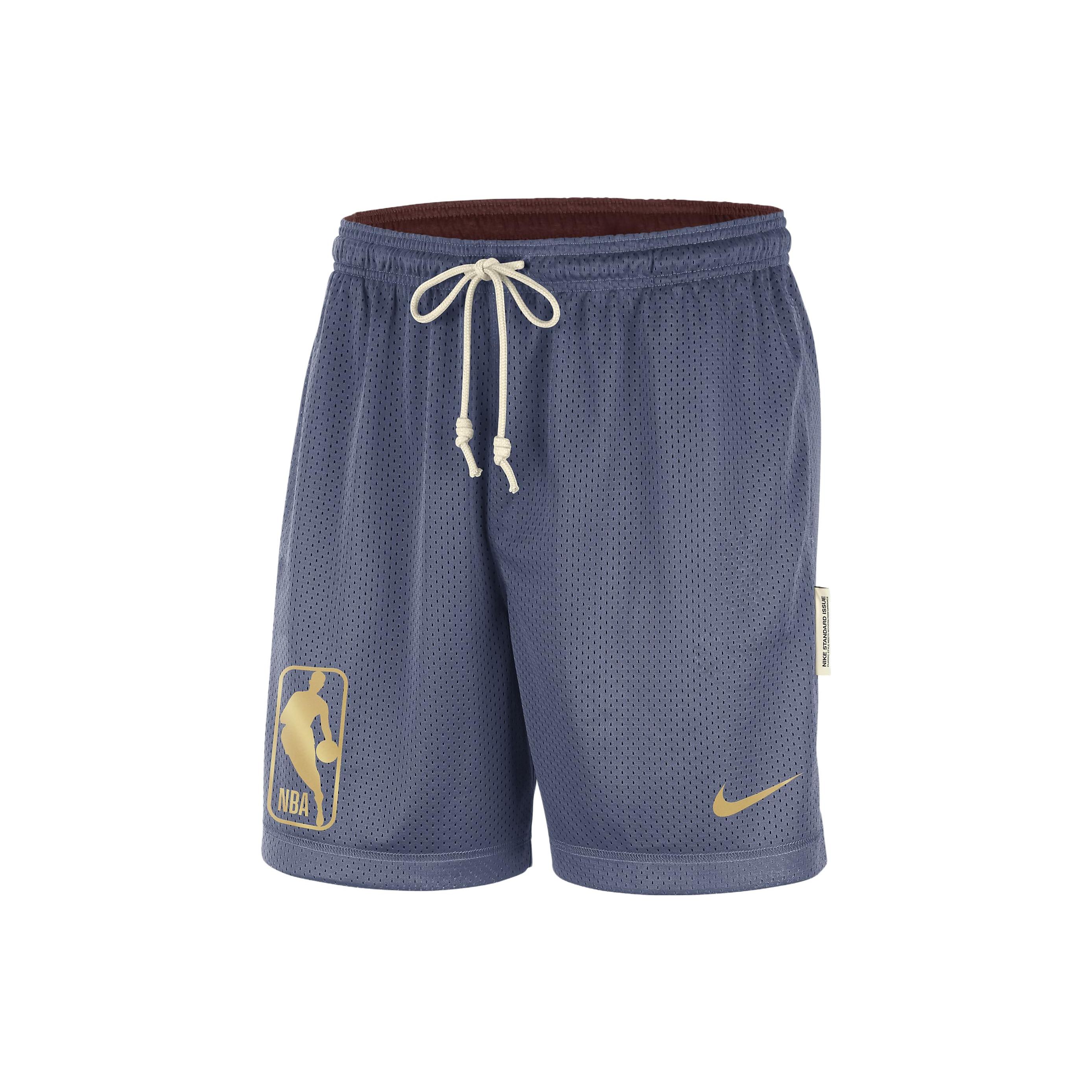 

Nike Шорты баскетбольные мужские Dri-FIT NBA Team 31 с принтом логотипа, быстросохнущие, двусторонние, синие светоотражающие DX9791-491 L