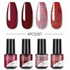 ROSALIND Gel Nail Kit 4/6pcs UV Nail Polish Gel Varnishes 7ml For Manicure Need Cured Base Top Coat Nail Set