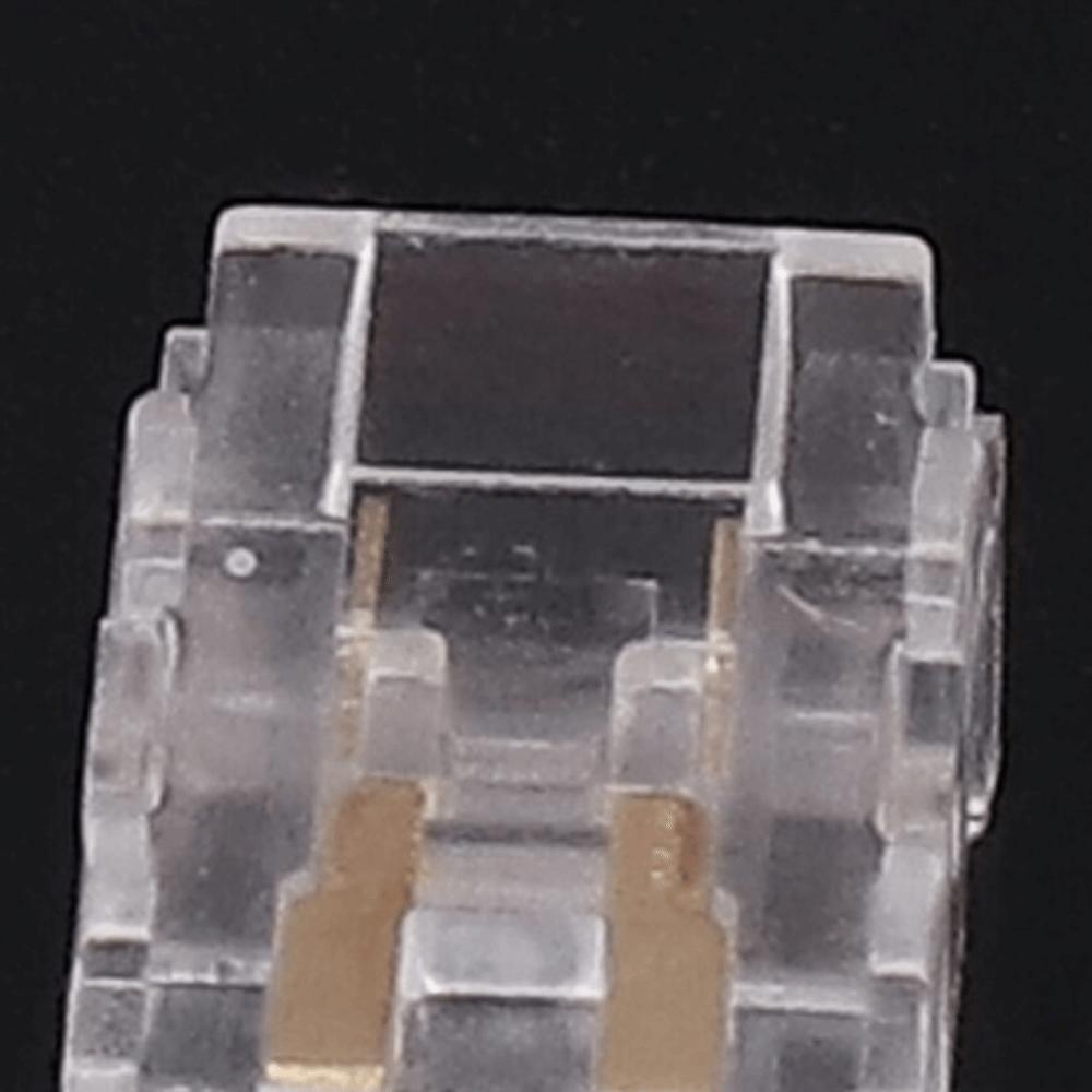 10pcs 8mm COB LED Strip Connector Transparent Strip To Wire Connector  For School