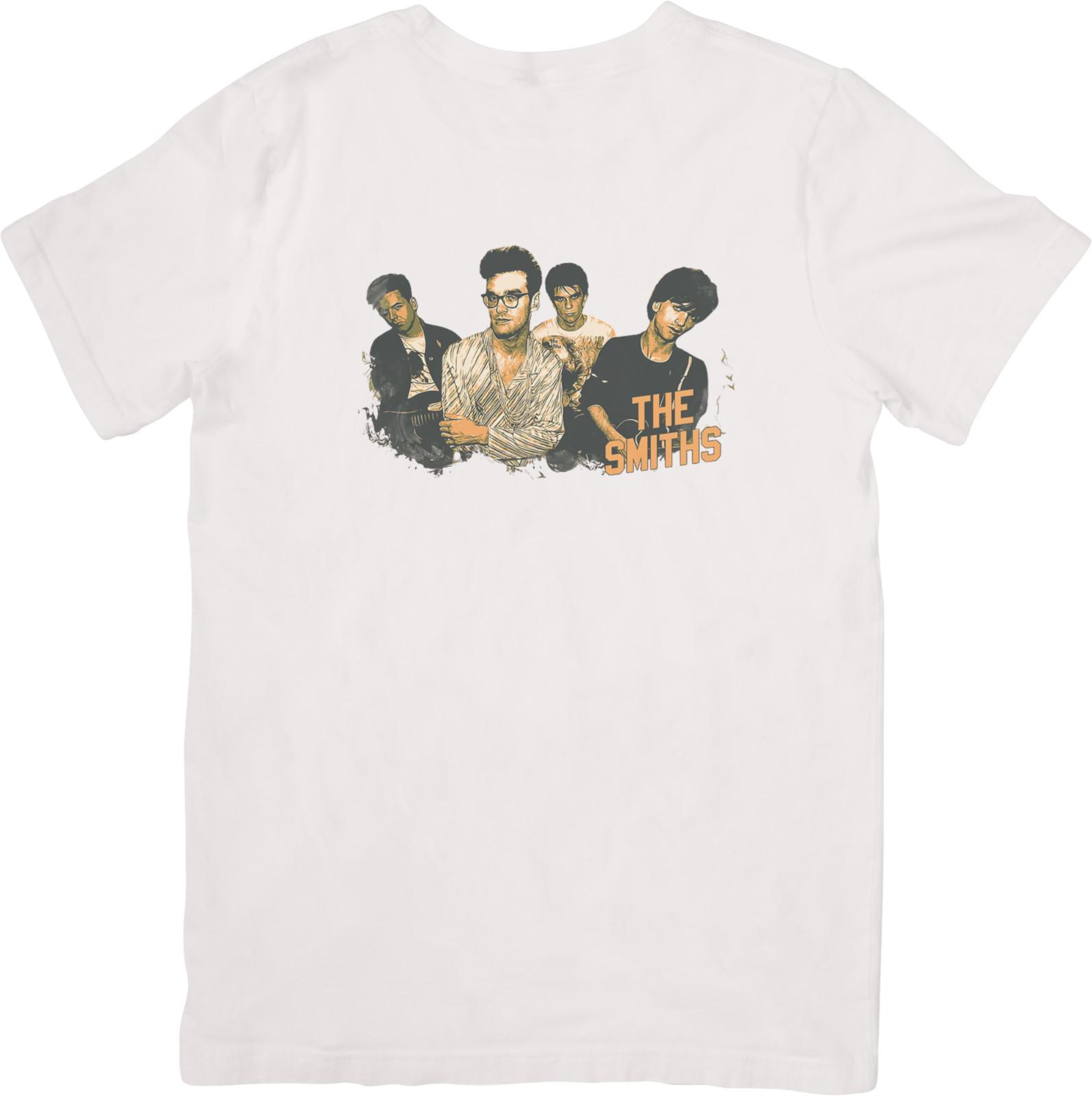 The Smiths Music Fit for Men Women Quality Cotton T-Shirt White. XXXL