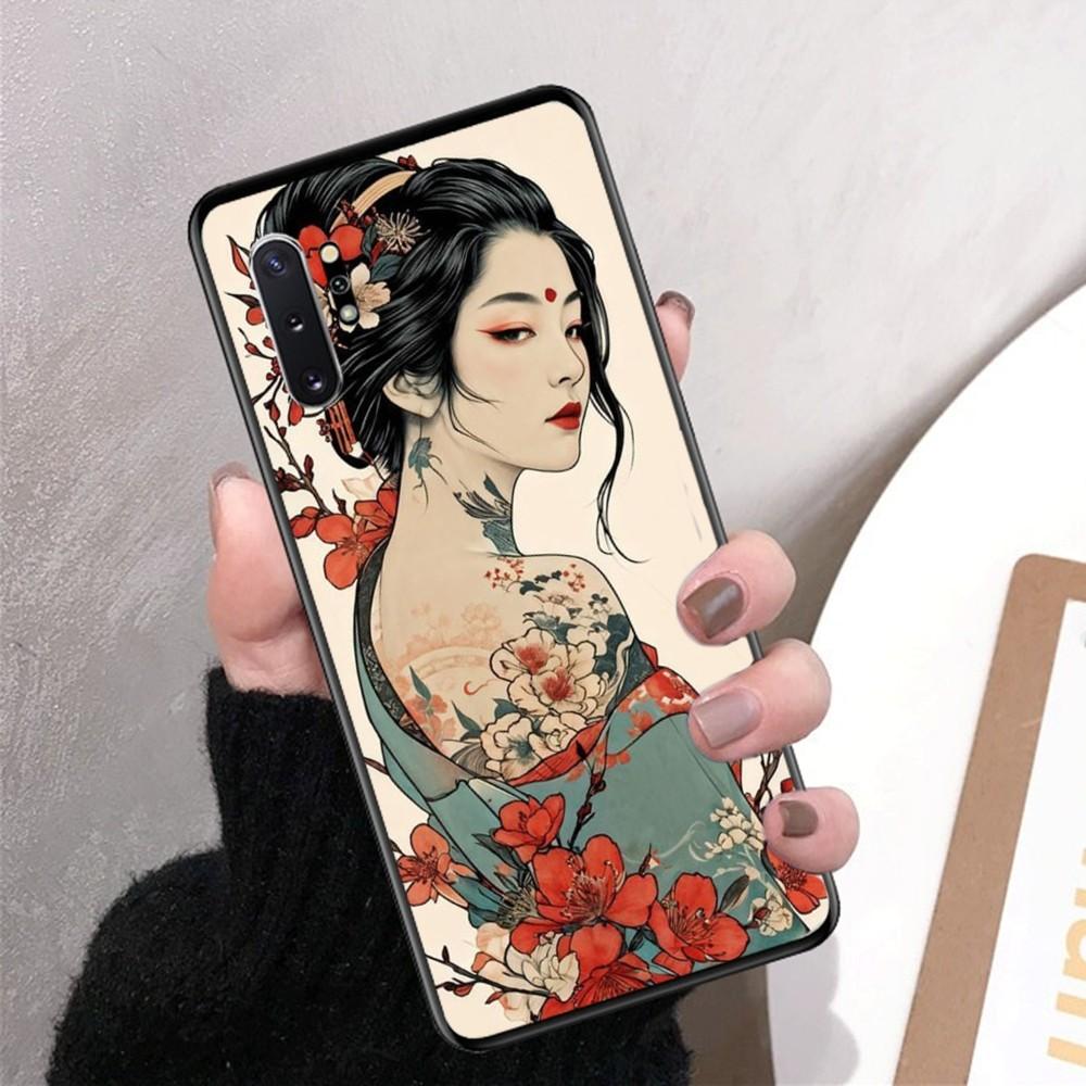 Japanese Style Art Phone Case For Samsung Note 8 9 10 20 Pro Plus Lite M 10 11 20 30 21 31 51 A 21 22 42 02 03