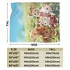 Super Soft Sylvanian Families Throw Blanket Premium Flannel Fleece Lightweight  Bed Blanket Cozy Warm Blankets All Season Use