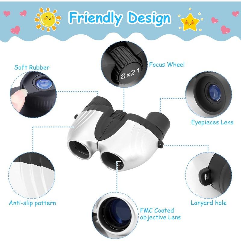 Binoculars for Kids,Children's Gifts Suitable for Bird Watching, Sightseeing and Concerts, Theaters, and Operas