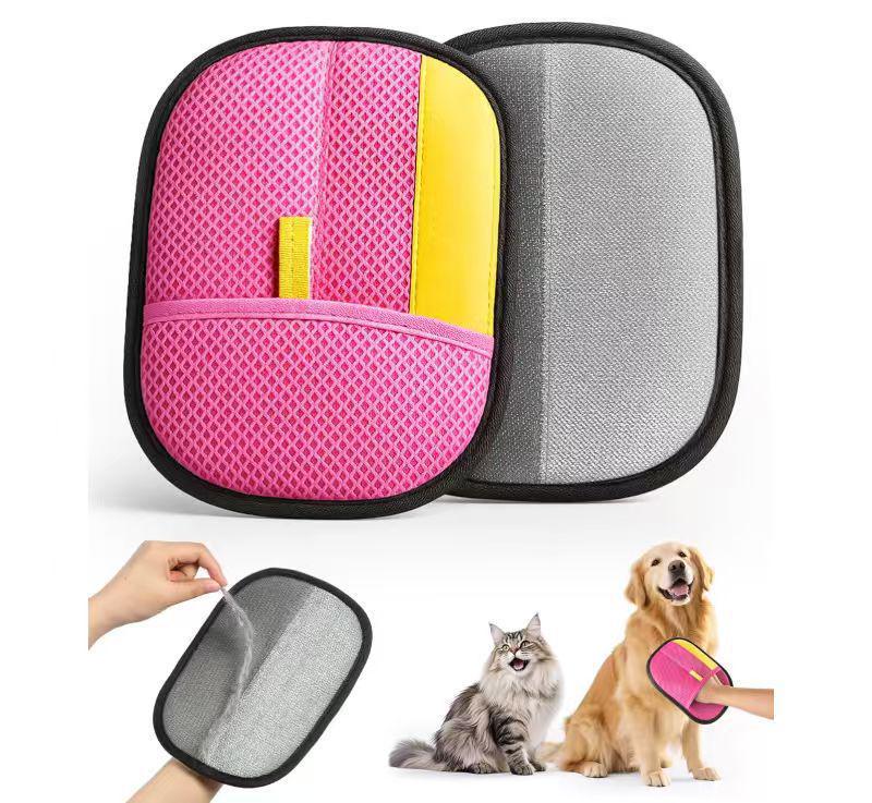 Anti-Static Pet Hair Removal Gloves for Cats and Dogs