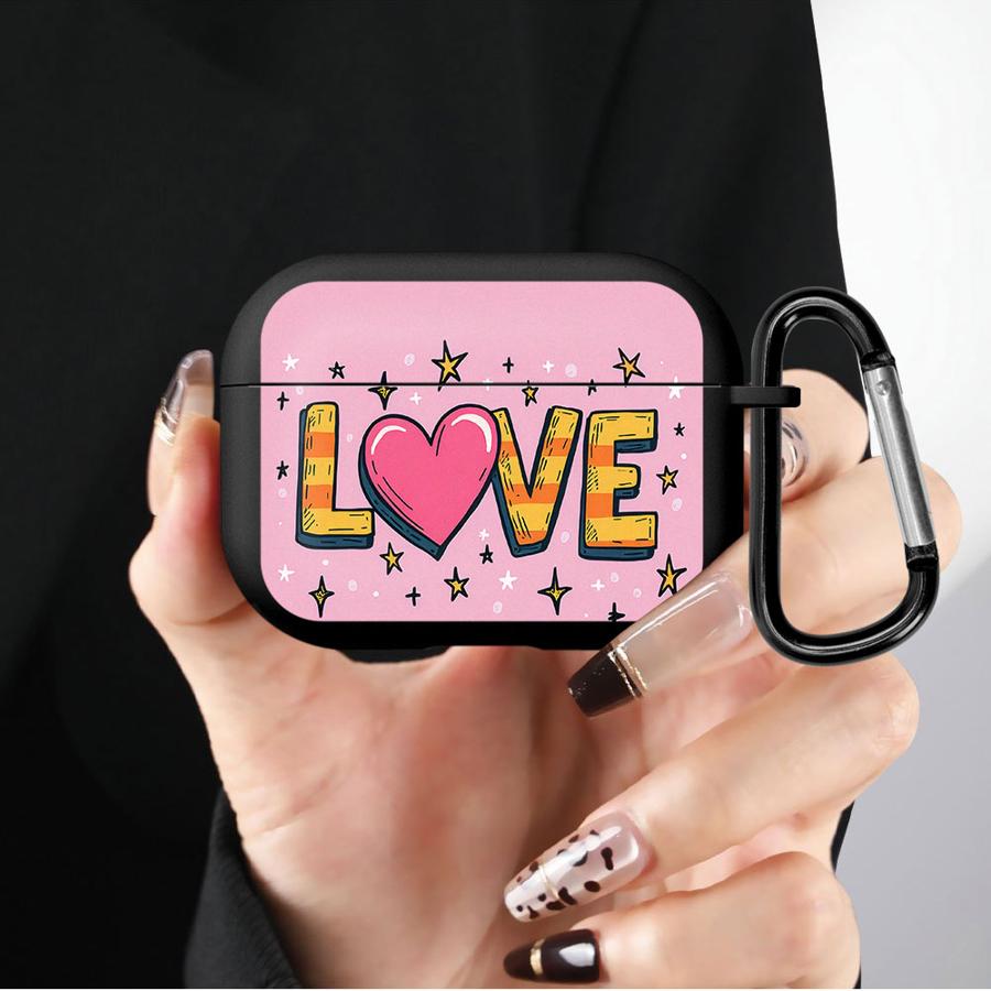 Fashion Retro Love Soft Earphone Cases Cover Case For Airpods Pro 4 3 1 2 Pro3 Pro2