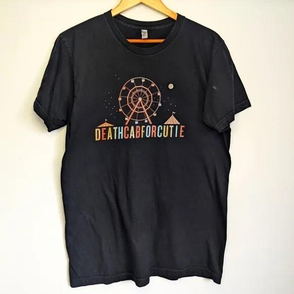 

RARE Death Cab for Cutie Music Band Tee Adult Black TShirt All size S5XL IA202 Unisex T-Shirt L