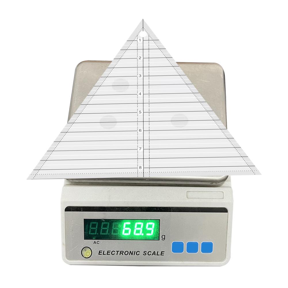 Grids 60 Degree Equilateral Triangle Ruler Quilting Ruler Template Fabric Cutting Ruler Sewing Accessories