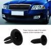 Car Door Panel Trim Clips   Bumper Fastener Push Rivet Retainer 50pcs Black Plastic 6mm   Fit for Sedan   Hatchback