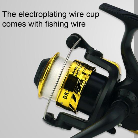 Spinning Reel Metal Spool Fishing Wheel Ergonomic Foldable Design User-Friendly All Purpose Fishing Spinning Reel