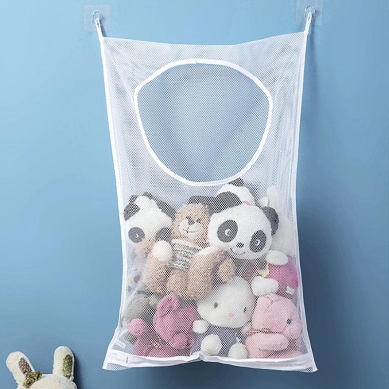 Wall-Mounted Multifunctional Bathroom Storage Bag for Clothes, Socks, Underwear, and Laundry.