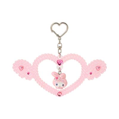 Sanrio My Melody Keychain Saro AS Steel 408743 (Mellow Miusa) Resin, PVC,