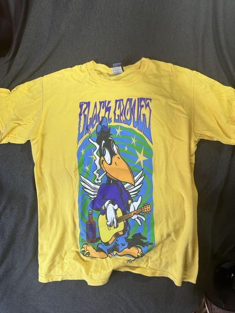 

The Black Crowes band 90s reprint Short sleeve Yellow T shirt vtg NH15932 Unisex T-Shirt XXXXL