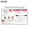 BELIK Safety Risk Notification Sign