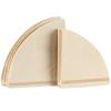 Filter Paper 01 02 V Shape Coffee Cup Filter Paper Barista Drip Coffee Filter Espresso Coffee Natural Paper Filter 40/100PCS