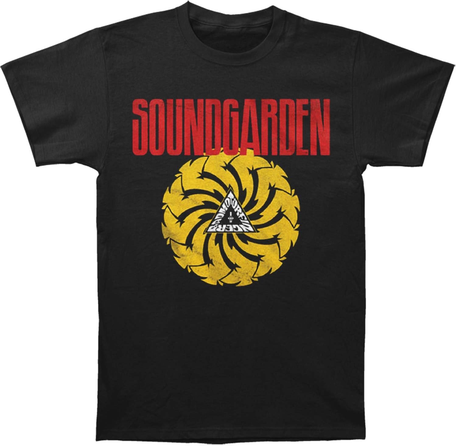 FEA Merchandising мужской Soundgarden: Плохой Мотор Палец Легкая Футболка Футболка, Черный, X-Large США S разноцветный