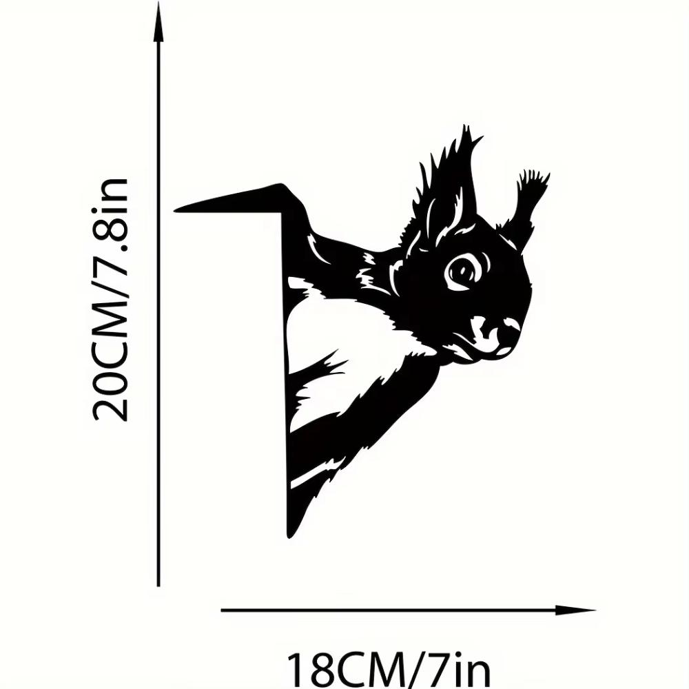 Stylish 1pc Bird Family Metal Garden Sign Cutout Metal Art An Elegant Metal House Sign for Home Gardens Yards Patios and Outdoor