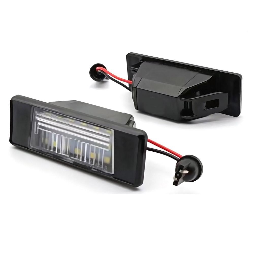 1 Pair LED License Plate Light Lamp 26510-JD00A For Nissan Qashqai II 2014-2024