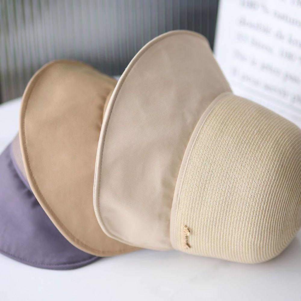 Pălărie de vară casual pliabilă cu protecție UV, cu bor larg, cu găleată, pentru plajă, pescar