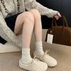 Wool version! Sweet and white round head inner height-increasing fluffy shoes for women outside winter velvet warm bean cotton shoes