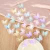 20Pcs 3D Butterfly Appliques Translucent Simulation Mesh Butterfly Patch  Garment Design Materials