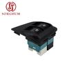 Sorghum 735417033 For Fiat Doblo Cargo 2001-2010 Double Electric Power Window Control Switch Regulator Master Button With Panel