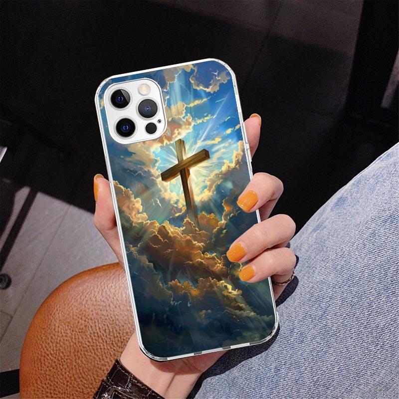 Jesus Bible Phone Case For iPhone 17 Air 16 Pro Max 16E 15 + 14 Plus 11 12 13 Mini 7 8 SE Gift Print Cover Fundas