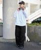 WEGO Wide Cargo Wide Leg Easy Work Size Black Men's Pants, Pants, Pants, Bottoms, Pants, Outdoor, Streetwear, Gift, Spring/Summer, Autumn/Winter,