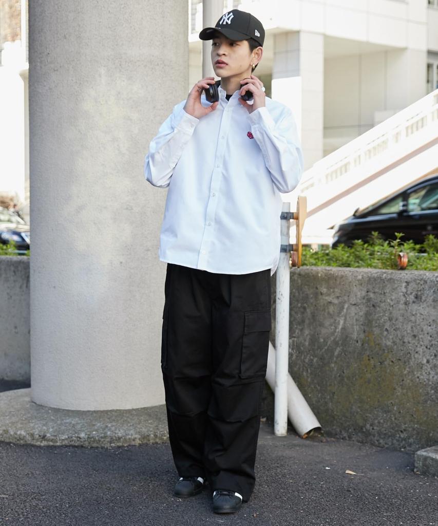 WEGO Wide Cargo Wide Leg Easy Work Size Black Men's Pants, Pants, Pants, Bottoms, Pants, Outdoor, Streetwear, Gift, Spring/Summer, Autumn/Winter,
