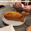 Dachshund Tray Funny Hot Dogs Sushi Serving Tray Candy Dish Dachshund Dinner Plate Cute Shaped Sandwiches Puppy Dinnerplate