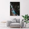 Canvas Print, River In the Forest Nature Landscape
