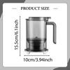 Dökme Yaprak Çay Demleme Potu Demlik Filtreli Demleme Su Isıtıcısı Demleyici Şeffaf Yapım Aracı Süzgeç Çaydanlık