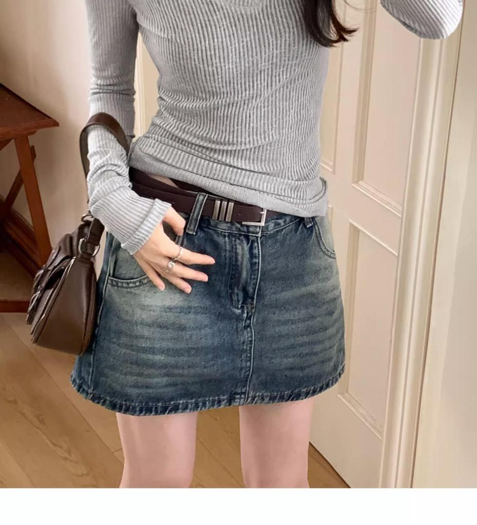 Women's Slim Fit V-Neck Sheer Long-Sleeve Knit Top - 2024 Early Autumn Design