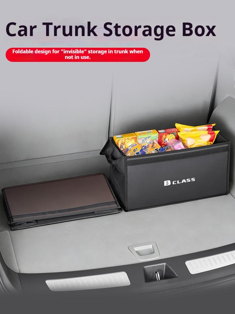 For Mercedes-Benz B class Car Trunk Foldable Storage Box Multi-Purpose Storage Organizer Bag Large-Capacity Stowing Tidying Bag