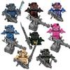 WM2924 Mechs Soldiers Bricks machine gun MOC Puzzle Mini Action Figures Compatible Building Blocks Toys Children Birthday Gifts